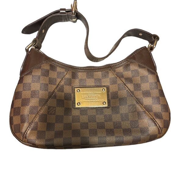 100% Authentic Louis Vuitton Thames PM - Damier Ebene - Picture 1 of 16